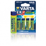 AAA Varta 800mAh NiMH 4 stuks